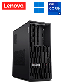 Workstation LENOVO ThinkStation P3 Tower, Core i9-14900, 5.8 GHz, 16GB UDIMM DDR5-4400/  1TB SSD 