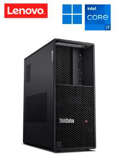 Workstation LENOVO ThinkStation P3 Tower, Core i7-14700, 5.4 GHz, 16GB UDIMM DDR5-4400/  512GB SSD