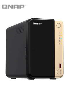 Servidor NAS QNAP de 2 bahías tipo torre, 4-core 2.9GHz 8GB RAM