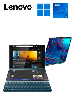 Notebook Lenovo Yoga Book 9 13IRU8, 2 x 13.3